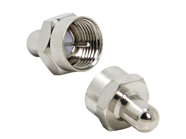 75 Ohm Terminator Coax Caps 2Pack F Type Terminator for Ports on Splitter AMP Coaxial Cable Antenna