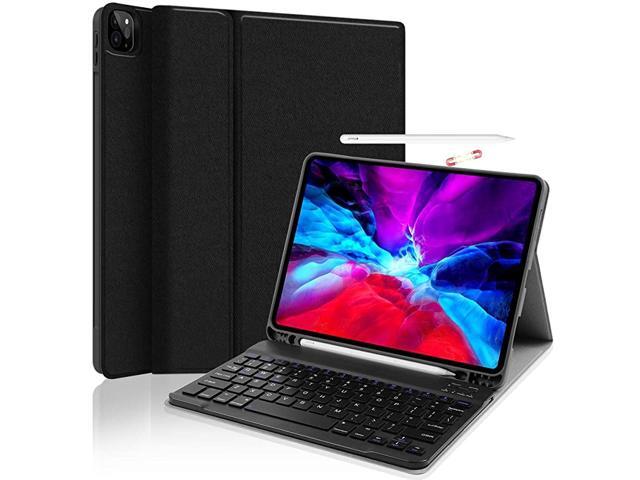 iPad Pro 11 Keyboard Case 2020 Smart Case with Wireless Keyboard Support Pencil Holder Charging Holder Detachable Keyboard Flip Stand Magnetic