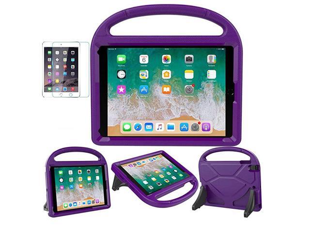 iPad 97 2018 2017 Air 12 Pro 97 Case for Kids Durable Shockproof Protective Handle Bumper Stand Cover with Screen Protector for iPad 97 inch