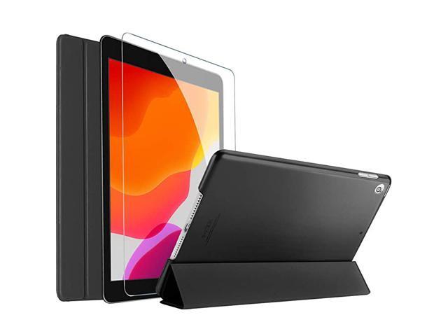 iPad 102 Case 2020 8th Generation 2019 7th Generation Case with Tempered Glass Screen Protector Slim Stand Hard Shell Protective Smart Cover for