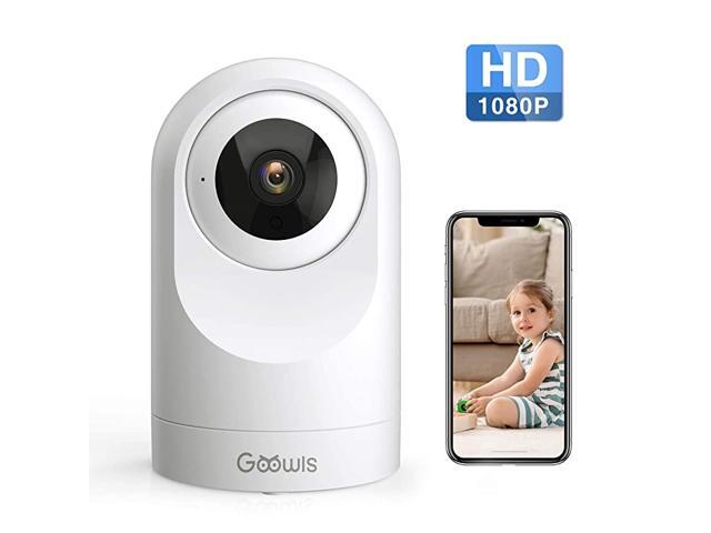 WiFi Camera Indoor Home Security Pet Dog PTZ 24GHz 1080P Wireless IP Camera for BabyPetNanny Monitor Night Vision Motion Detection TwoWay Audio