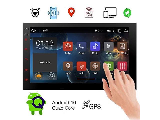 Android 100 Double Din Car Stereo Autoradio Bluetooth System 7 INCH 2 Din Head Unit GPS Navigation In Dash 1080p Video Audio Player Support WiFi