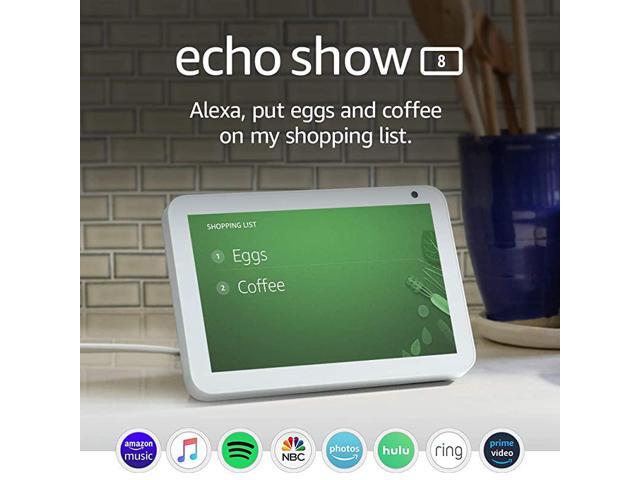Show 8 HD smart display with Alexa stay connected with video calling Sandstone