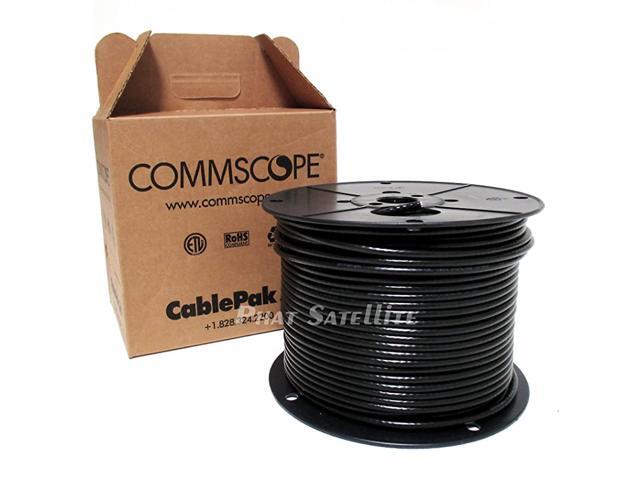 500FT RG6 COAXIAL Cable Professional PULLBOX Black