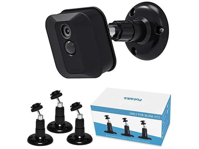 XT XT2 Camera Mount 360 Degree Adjustable IndoorOutdoor Wall Mount Bracket for Home Security System Black 3 Pack