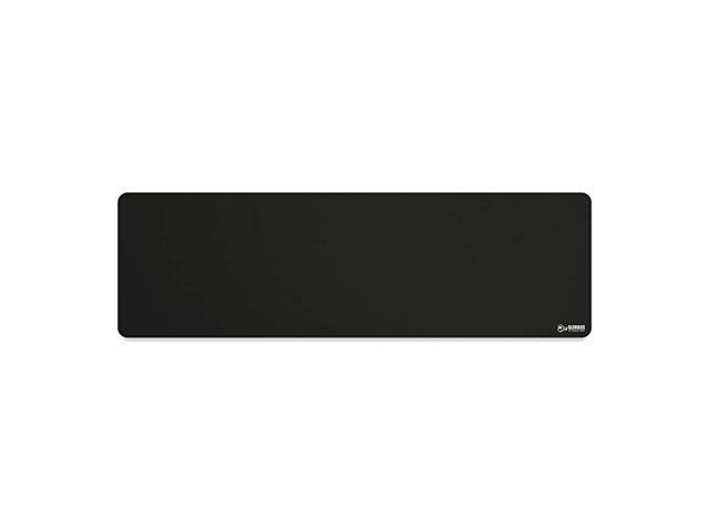 Extended Gaming Mouse PadMat Long Black Cloth Mousepad Stitched Edges 11x36 GE