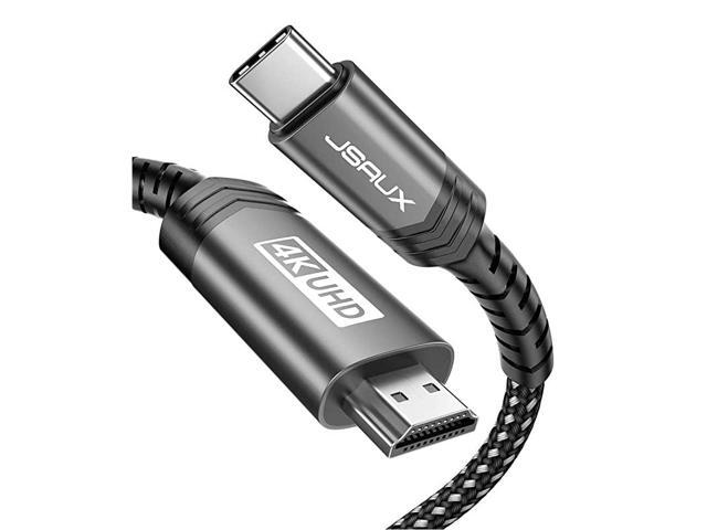 USB C to HDMI Cable33ft 4K60HZ Type C to HDMI CordThunderbolt 3 Compatible for MacBook Pro 2018 2017 Air iPad Pro Samsung Galaxy S21 S20 Note 20
