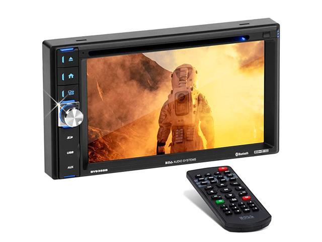 BV9358B Car DVD Player Double Din Bluetooth Audio and Calling 62 Inch LCD Touchscreen Monitor MP3 Player CD DVD WMA USB SD Auxiliary Input AM FM