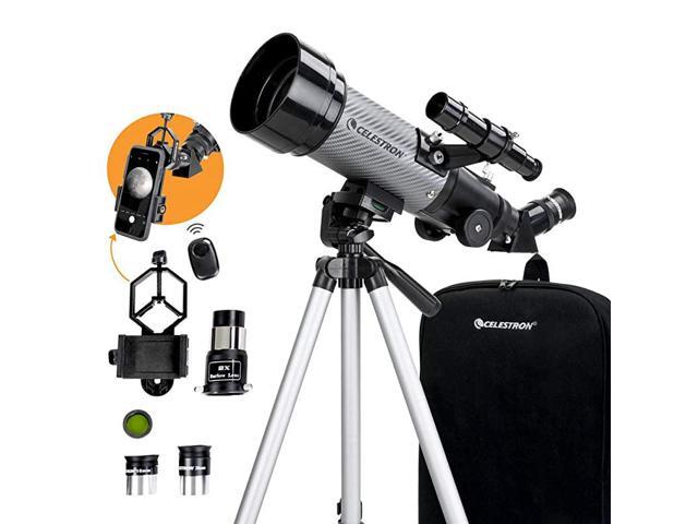 70mm Travel Scope DX Portable Refractor Telescope FullyCoated Glass Optics Ideal Telescope for Beginners BONUS Astronomy Software Package