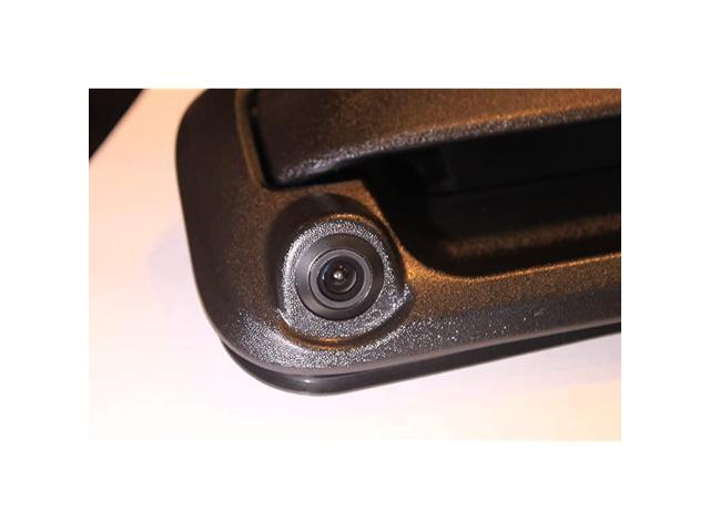 Backup Camera with Tailgate Handle for Ford F150F250F350F450 for Universal Monitors RCA Color Black