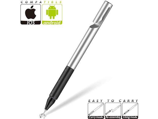 Pen Magnetic Screen Pen Reversible Stylus Pen for Touch Screens iPadProMiniAir Samsung Tablets Kindle Compacitive Screens with 2 Disc Tips Anti