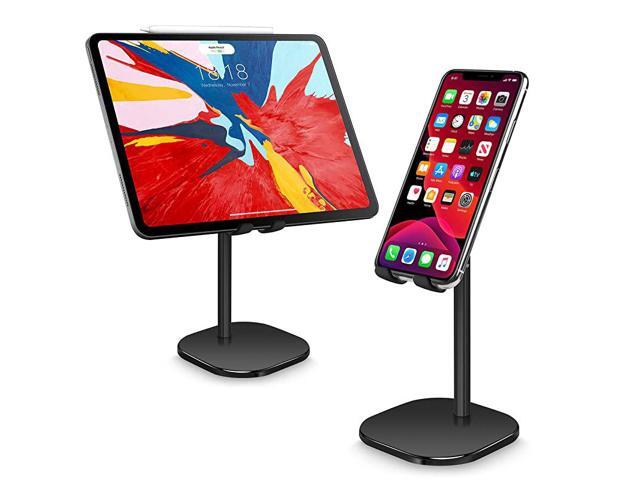 Cell Phone Stand Tablet Holder Height Adjustable Aluminum Mount Dock Cradle for iPhone Samsung Tablet iPad Nintendo Switch Kindle Great for