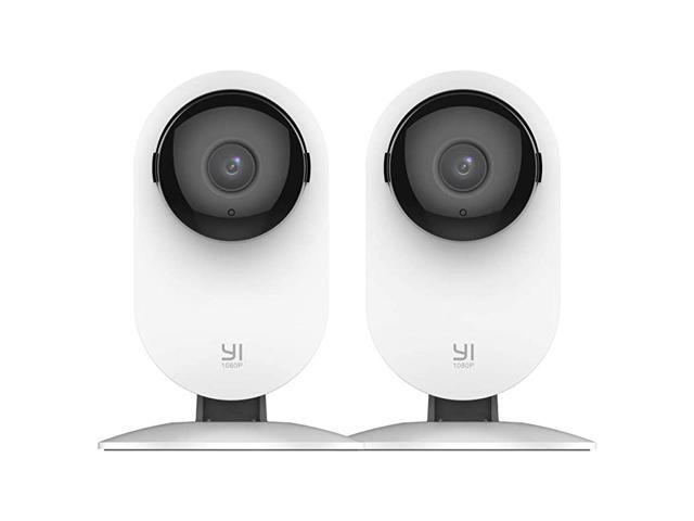 2pc Security Home Camera 1080p WiFi Smart Wireless Indoor Nanny IP Cam with Night Vision 2Way Audio Motion Detection Phone App Pet Cat Dog Cam