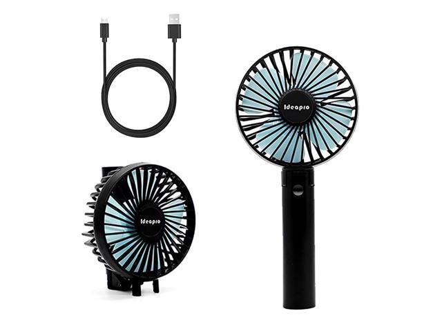 Handheld Fan idearpro Personal Portable Desk Stroller Table Fan with USB Rechargeable Battery Operated Cooling Folding Electric Fan for Office Room