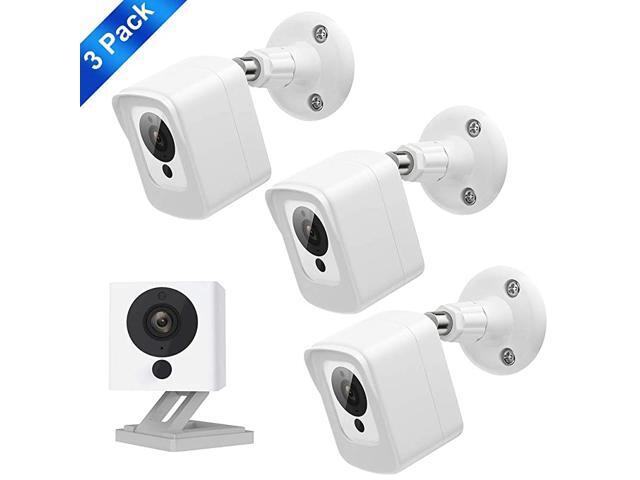 V1 V2 Protective Case for Wyze Cam 360° Protection Waterproof Acrylic Material No IR Glare Cover with Adjustable Wall Mount for Indoor and Outdoor