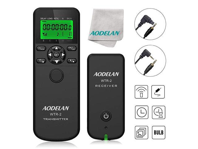 Camera Remote Intervalometer Shutter Release Wireless Timer Remote Control for Canon 90D EOS R RP M6 Mark II SL2 T6 T5i T7i 6D Mark II 80d for