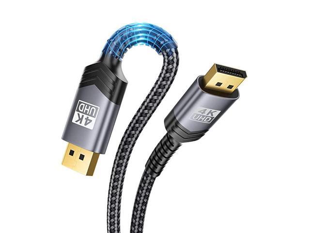 DisplayPort to DisplayPort Cable 10ft3M 12 DP Cable 4K60Hz 2K165Hz 2K144Hz GoldPlated Braided Ultra High Speed DisplayPort Cord for Laptop PC TV