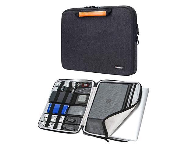13133 Inch Handle Electronic Accessories Strap Laptop Sleeve Case Bag Protective Bag for 13 MacBook AirMacBook ProPro Retina CoverBlack