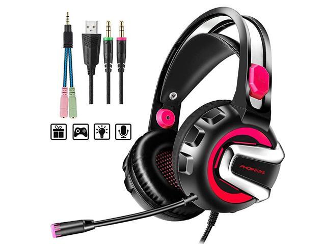 Headset Wired Over Ear Headphones for Xbox One PS4 PC Bluetooth Wireless Headset for Phone Bluetooth Up to 12h OneClick 71 Stereo Sound Detachable