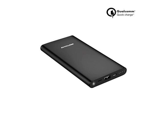 Quick Charge QC 30 Portable Charger Fast Charging Slim Compact Power Bank High Capacity Battery Pack Compatible with iPhone iPad Samsung Galaxy