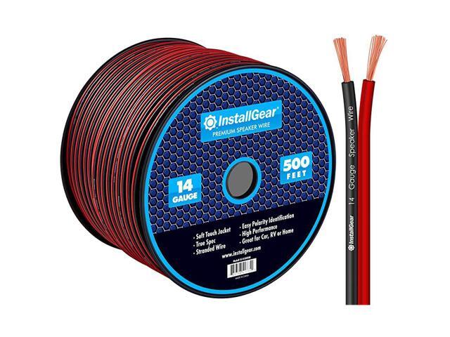 14 Gauge AWG 500ft Speaker Wire Cable RedBlack