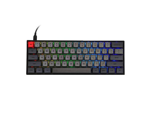 SKYLOONG SK61 61 Keys Hot Swappable Mechanical Keyboard with RGB Backlit NKRO IP6X Waterproof TypeC Cable for WinMacGaming Gateron Optical Brown Black