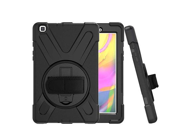 Galaxy Tab A 80 Case 2019 SMT290 Case Hand Strap 360 Degree Rotating Kickstand FullBody Impact Resistant Cover for Samsung Galaxy Tab A 80 Inch