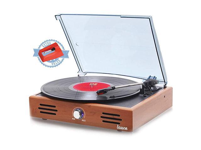 JTF535 Record Player Turntable USB for Vinyl Records 3 Speed Belt Driven Vintage Record Player VinyltoMP3 Stereo Built in Speakers Lp Phonograph