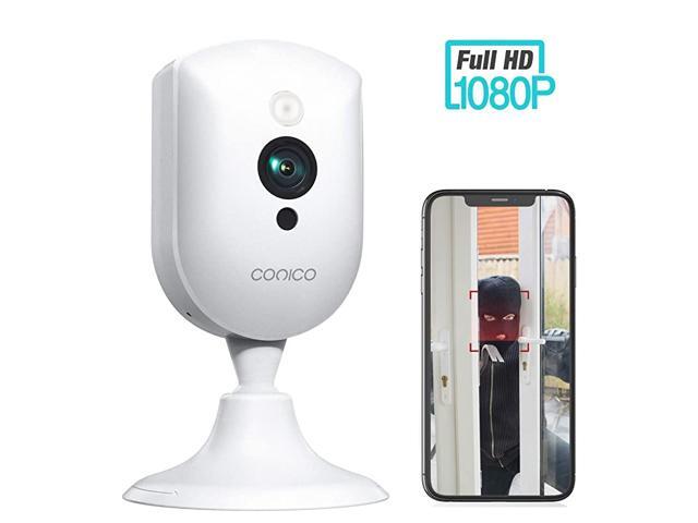 Baby Monitor 1080P Home Security Camera with Sound Motion Detection IR Night Vision Home Camera with 2 Way Audio 8X Zoom WiFi Camera Cloud Service