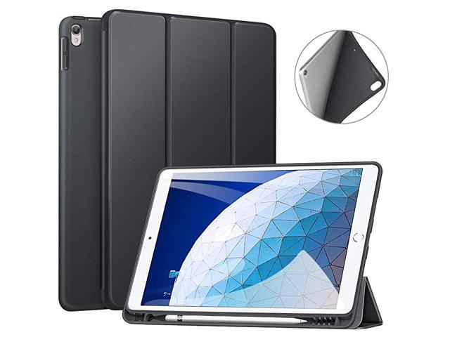 Case for iPad Air 105 3rd Gen 2019iPad Pro 105 2017 with Pencil Holder Ultra Slim Soft TPU Back and Trifold Stand Cover with Auto SleepWake Full