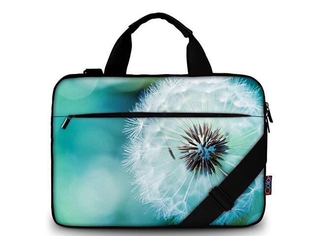 14 15 154inch Laptop ShoulderBag Canvas Computer Tablet Protective Carrying Case 14156 inch Notebook Briefcase with Handle Compatible Chromebook