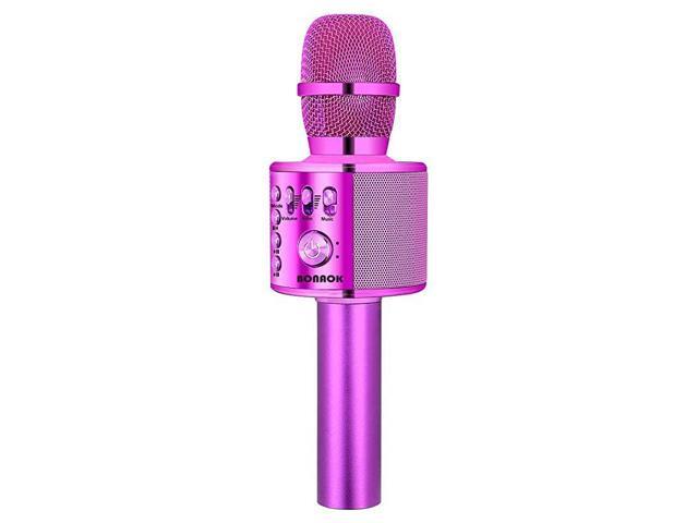 Bluetooth Karaoke Wireless Microphone3in1 Portable Handheld Karaoke Mic Speaker Machine Christmas Birthday Home Party for AndroidiPhonePC or All