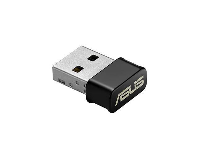 USBAC53 AC1200 Nano USB DualBand Wireless Adapter MUMimo Compatible for Windows XPVista78110 Black