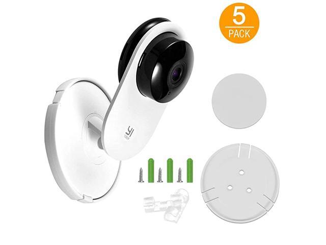 5 Pack Yi Home Camera Mount Accessories Yi Security Camera Wall Mount for YI 1080p720p Home Camera NOT INCLUDED CAMERA