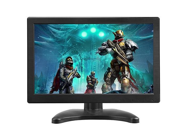 Portable Monitor 12 Inch TFT LCD HD 1366x768 Color Computer Monitor Display Screen with HDMI VGA MIC Port for PC Raspberry Pi Use Builtin Speaker