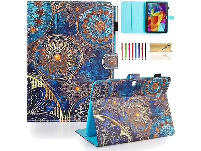 Galaxy Tab 4 101 CaseT530 CaseTM Slim Folio Stand Case with Cards Slots Auto WakeSleep Feature Magnetic Smart Shell Cover for Samsung Galaxy Tab 4