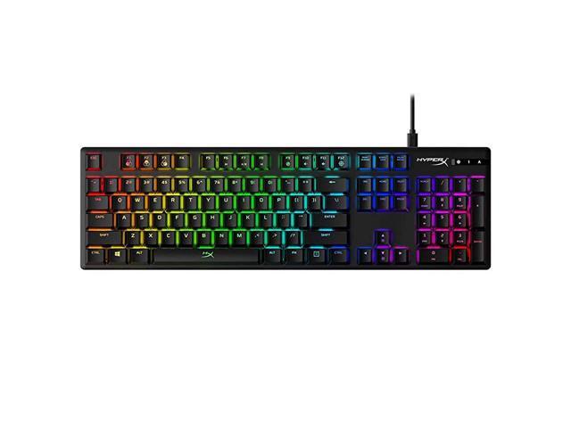 Alloy Origins Mechanical Gaming Keyboard SoftwareControlled Light Macro Customization Compact Form Factor RGB LED Backlit Linear Red Switch