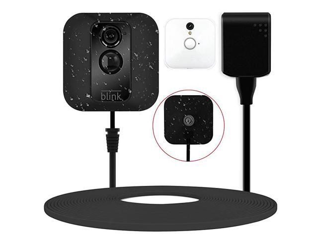 3Pack Weatherproof 165 Feet Power Extension Cable with Power Adapter Compatible Blink XT XT2 Outdoor Indoor Security Camera Power Supply Plug and