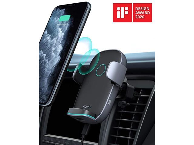Wireless Car Charger 10W Qi Fast Charging AutoClamping Car Phone Mount Air Vent Phone Holder Compatible with iPhone1111Pro11ProMaxXSMaxXSX88+