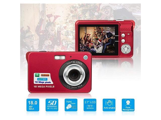Mini Digital CamerasPoint and Shoot Digital Cameras for Kids Students TeensTravelCampingGifts