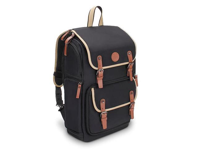 FullSize DSLR Photography Backpack Case Black for Camera and Laptop with 156 inch Laptop Space Accessory Storage Tripod Holder LongLasting