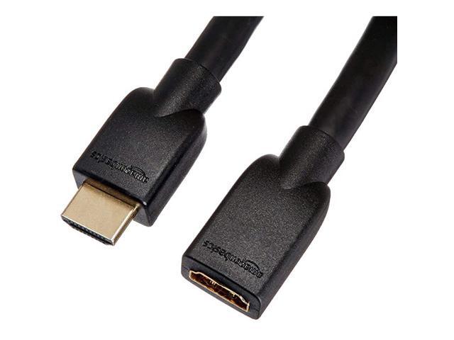 Basics HighSpeed Male to Female HDMI Extension Cable 15 Feet