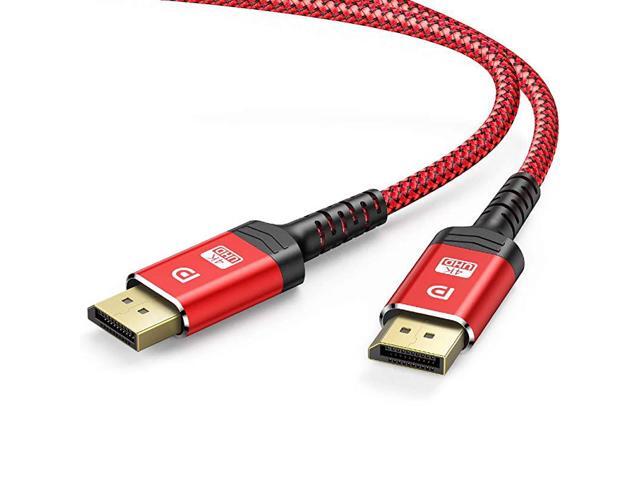DisplayPort Cable33ft 4K DP Cable Nylon Braided 4K60Hz 2K144Hz GoldPlated DP to DP Cable Ultra High Speed 12 Display Port Cable for Laptop PC TV
