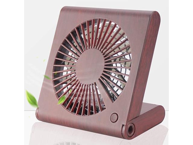 Desk Fan Small USB Fan Mini Personal Fan Portable Fan with 3 Speeds Adjustable Powerful Airflow Rechargeable Battery Operated Easy to Store Low