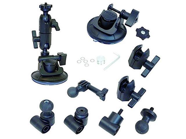 13150 ActionGrip 3In1 Suction Cup Camera Mount Kit Matte Black