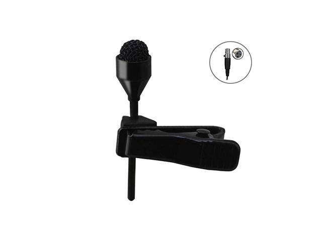MICJ 044 Lapel Microphone Lavalier Microphone Compatible with AKG Samson Wireless Transmitter Mini XLR TA3F Plug