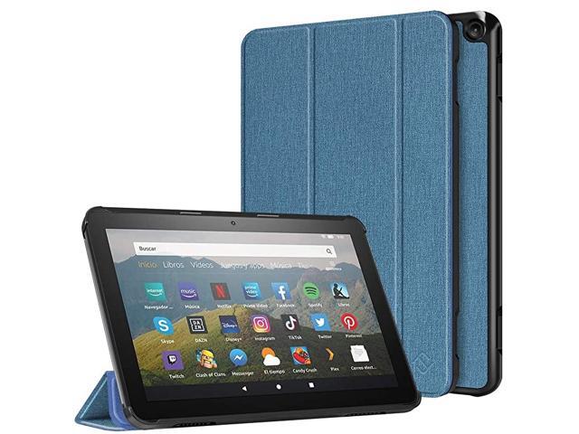 Slim Case for AllNew Kindle Fire HD 8 Tablet and Fire HD 8 Plus Tablet 10th Generation 2020 Release Ultra Lightweight Slim Shell Stand Cover with