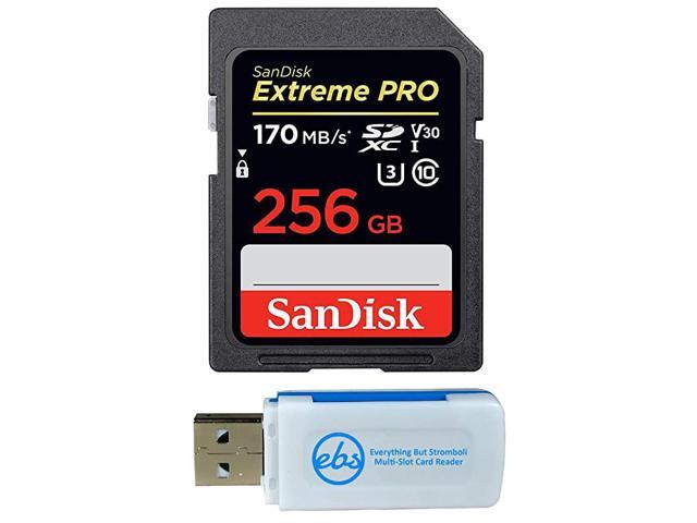 256GB SDXC Extreme Pro Memory Card Bundle Works with Sony Alpha a6000 Mirrorless Camera ILCE6000 4K V30 SDSDXXY256GGN4IN Plus 1 Everything But