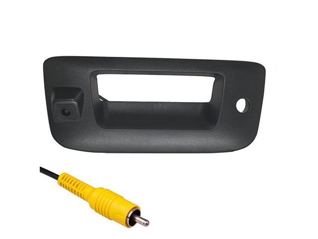 Replacement for Chevrolet SilveradoGMC Sierra 20072013 Black Tailgate Backup Reverse Handle with Camera