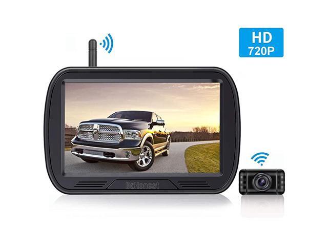 HD Digital Wireless Backup Camera System 5 Inch TFT Monitor for TrucksCarsSUVsPickupsVansCampers FrontRear View Camera Super Night Vision